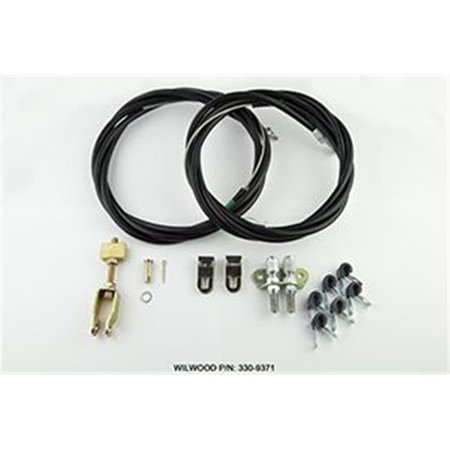 WILWOOD Wilwood WLD330-9371 Parking Brake Cable Kit WLD330-9371